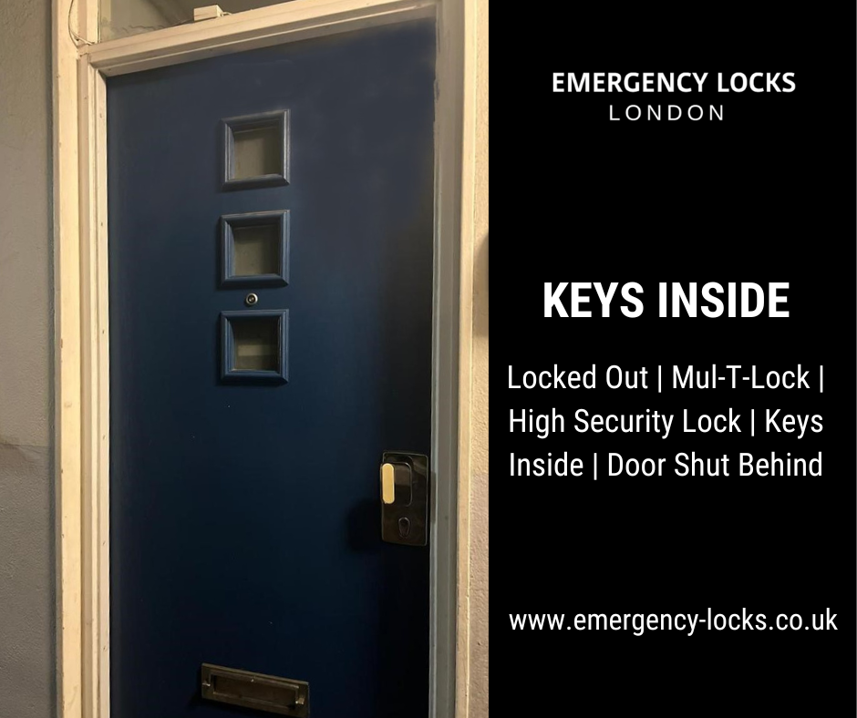 Ever been locked out with keys inside and the door shut behind you?