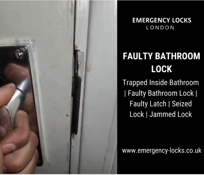 Locked in your bathroom due to a faulty lock?